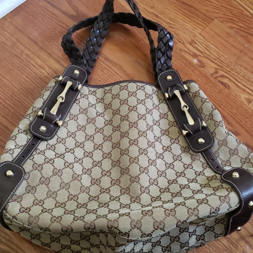Gucci braided bit bag